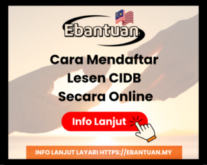 Cara Mendaftar Lesen CIDB Secara Online