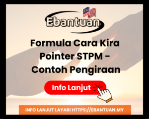Formula Cara Kira Pointer STPM - Contoh Pengiraan