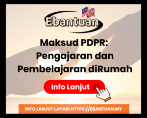 Maksud PDPR Pengajaran dan Pembelajaran diRumah