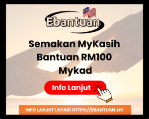 Semakan MyKasih Bantuan RM100 Mykad