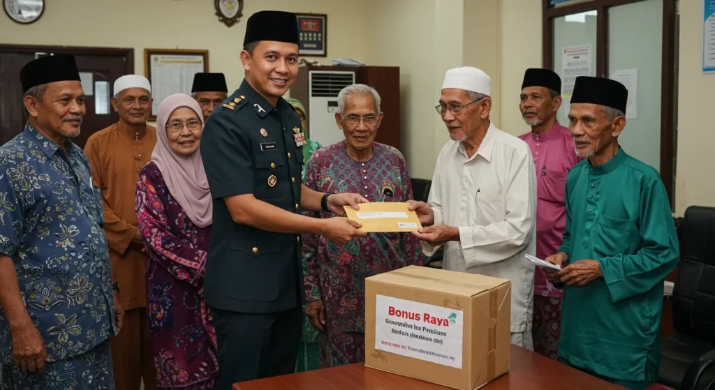 Bonus Raya Kakitangan Pesara Kerajaan 2025 - Tarikh, Jumlah & Syarat 3 Bonus Raya Kakitangan Pesara Kerajaan