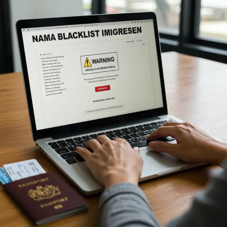 Cara Cek Nama Blacklist Imigresen Secara Online