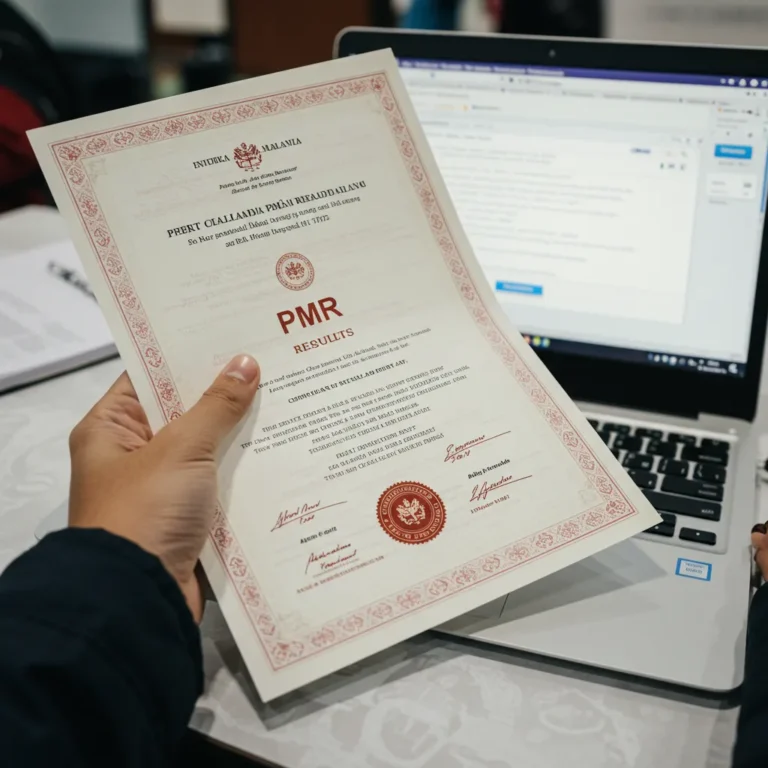 Cara Semakan Sijil PMR Secara Online