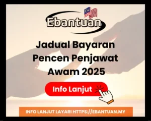 Jadual Bayaran Pencen Penjawat Awam 2025
