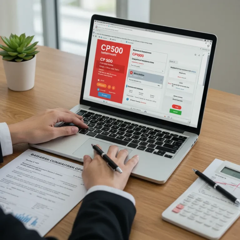 Notis Bayaran Cukai Ansuran Sendiri CP500