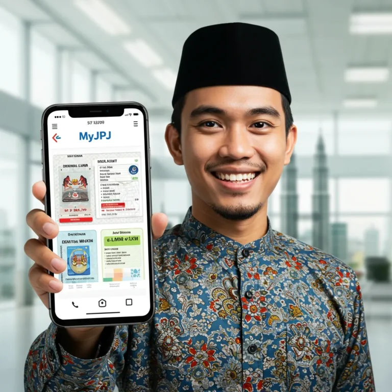 Cara Daftar MyJPJ 2025 Panduan No Siri Lesen Memandu