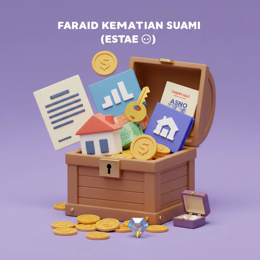 Faraid Kematian Suami 2025: Pembahagian Harta Pusaka & Hak Waris 1 Faraid Kematian Suami 3