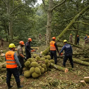 Isu Kebun Durian Raub 2025 Kerajaan Tegas, Musang King Ditebang