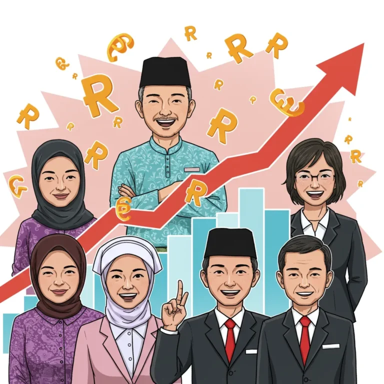Kenaikan Gaji Penjawat Awam Mengikut Gred