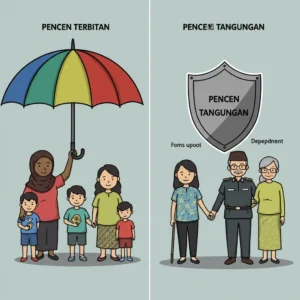 Perbezaan Pencen Terbitan dan Pencen Tanggungan
