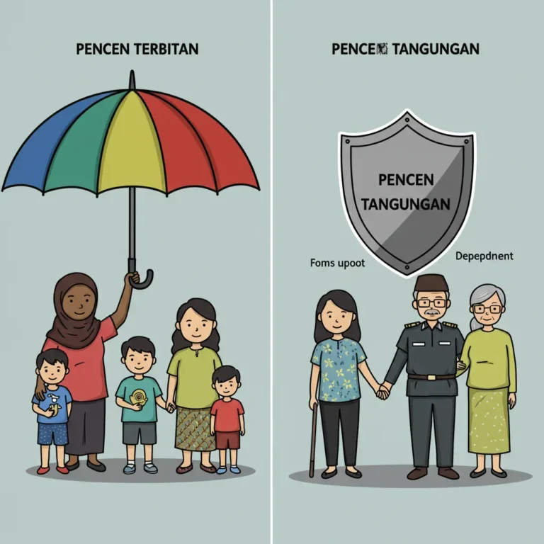 Perbezaan Pencen Terbitan dan Pencen Tanggungan