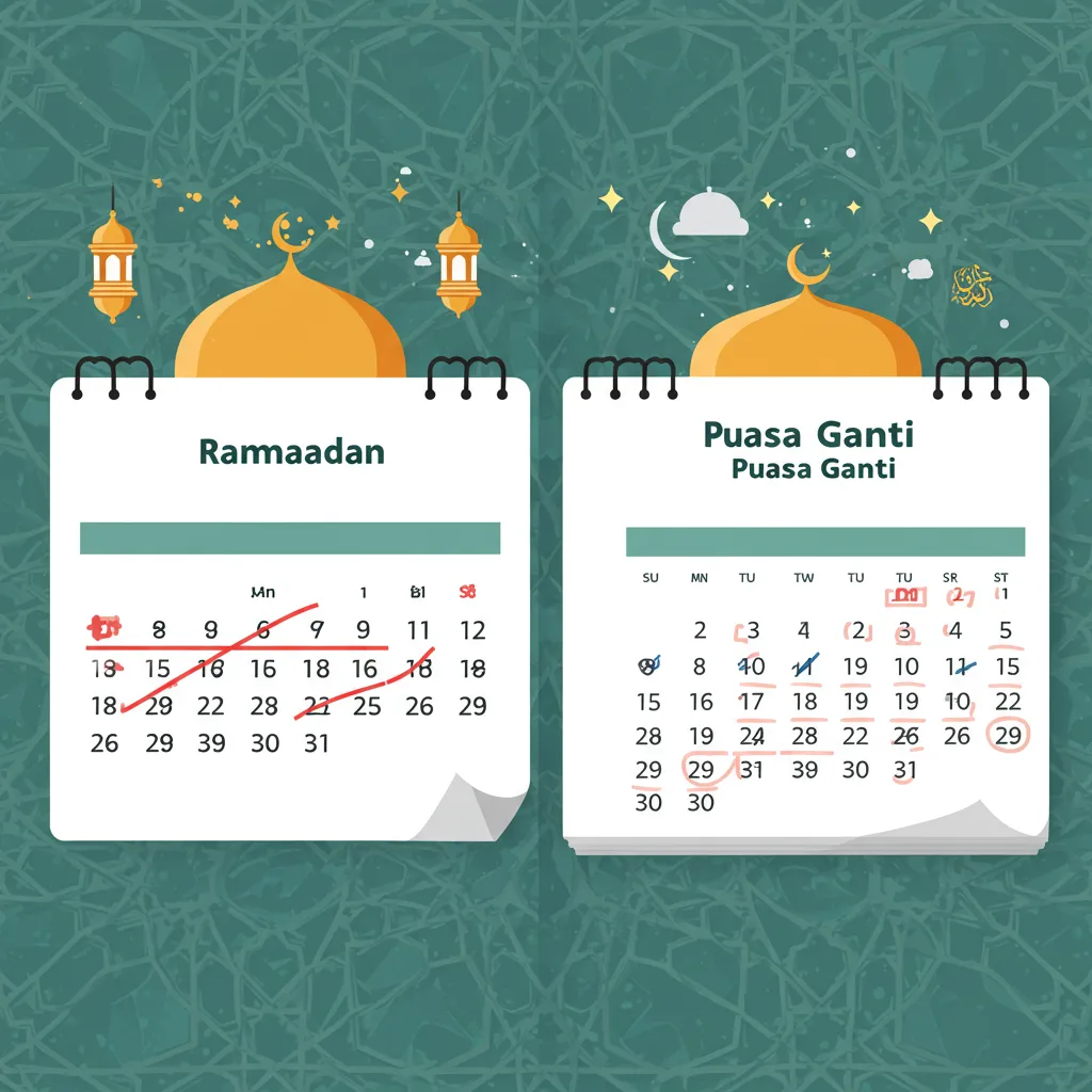 Puasa Ganti Panduan Lengkap, Hukum, Niat & Fidyah