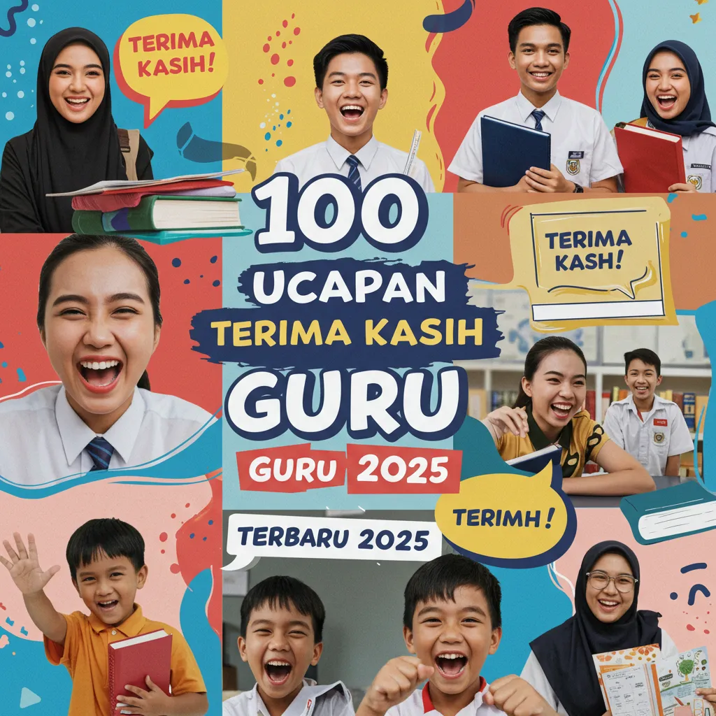 100 Ucapan Terima Kasih Untuk Hari Guru 2025