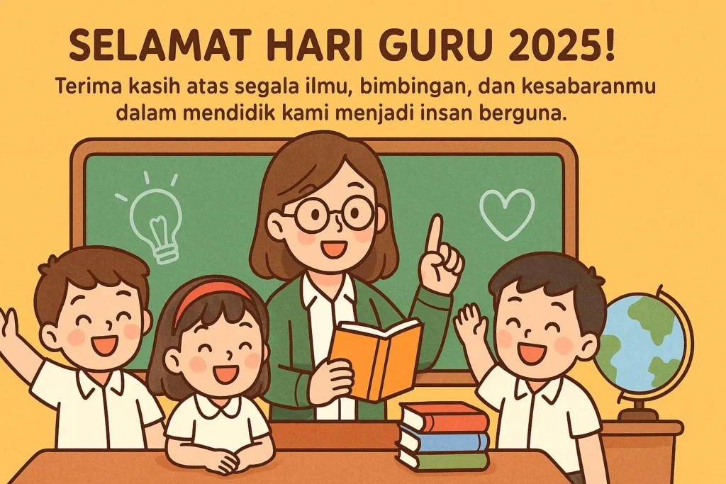 20 Idea Kad Ucapan Selamat Hari Guru Kartun 5 20 Idea Kad Ucapan Selamat Hari Guru Kartun 1