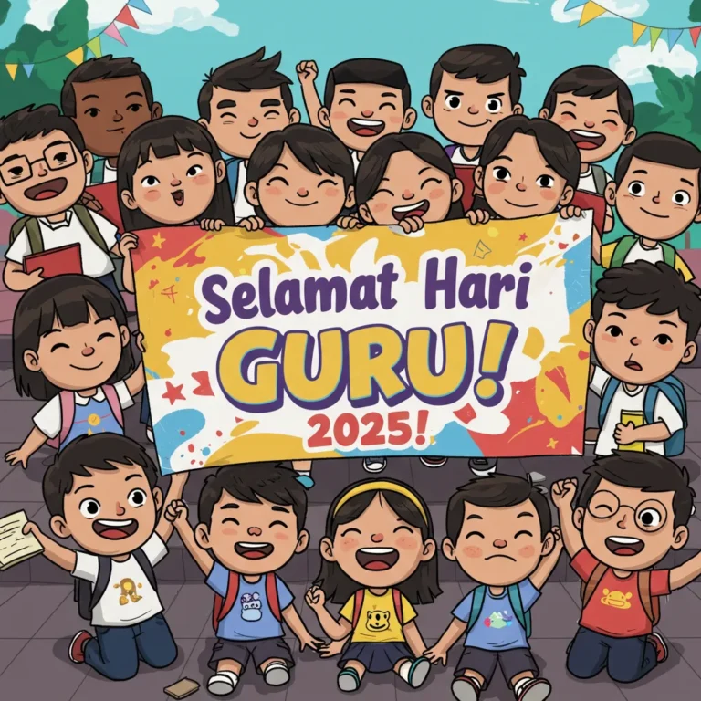 20 Idea Kad Ucapan Selamat Hari Guru Kartun