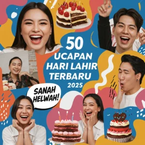 50 Koleksi Ucapan Hari Lahir (Sanah Helwah) Terbaru
