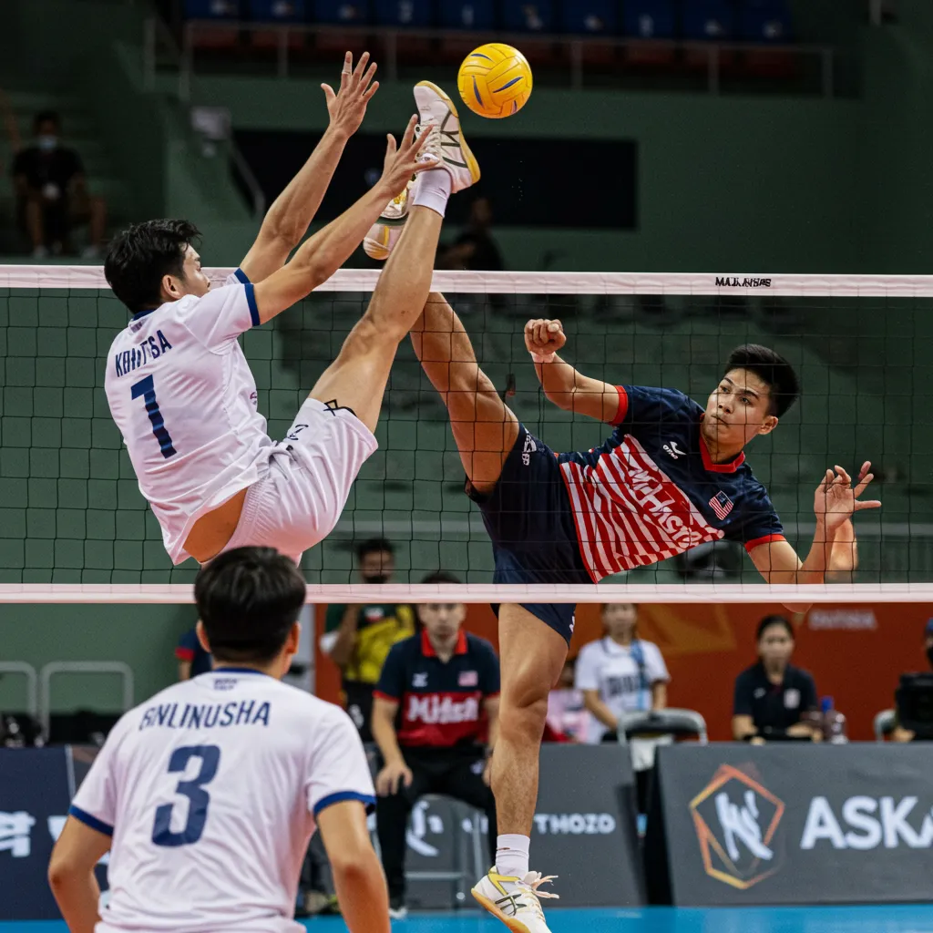 ASTAF Sepak Takraw Asian Cup 2025 - Acara Regu Berpasukan & Keputusan Terkini 1 ASTAF Sepak Takraw Asian Cup 2025 - Acara Regu Berpasukan & Keputusan Terkini