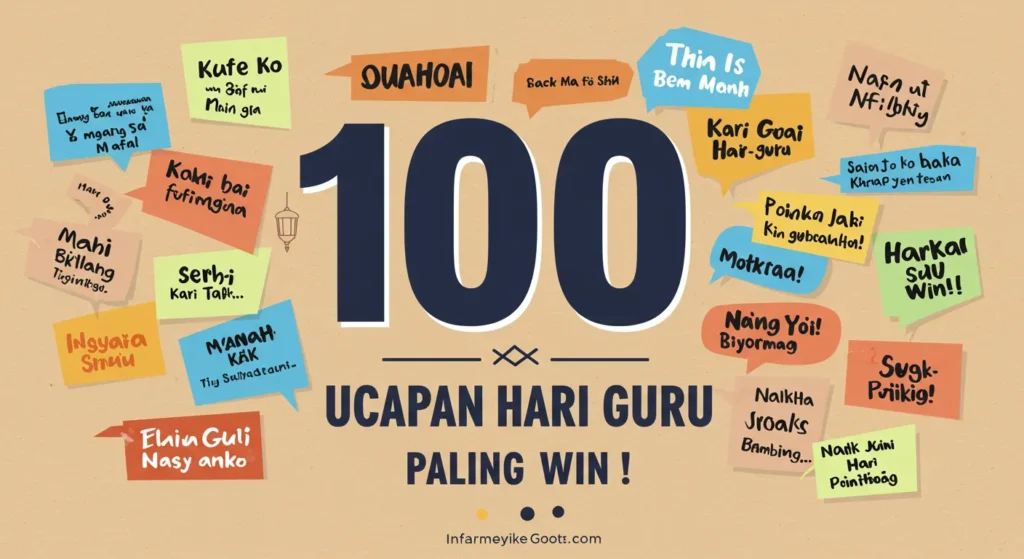 100 Ucapan Selamat Hari Guru Terbaru 2025 5 Selamat Hari Guru 2025 3