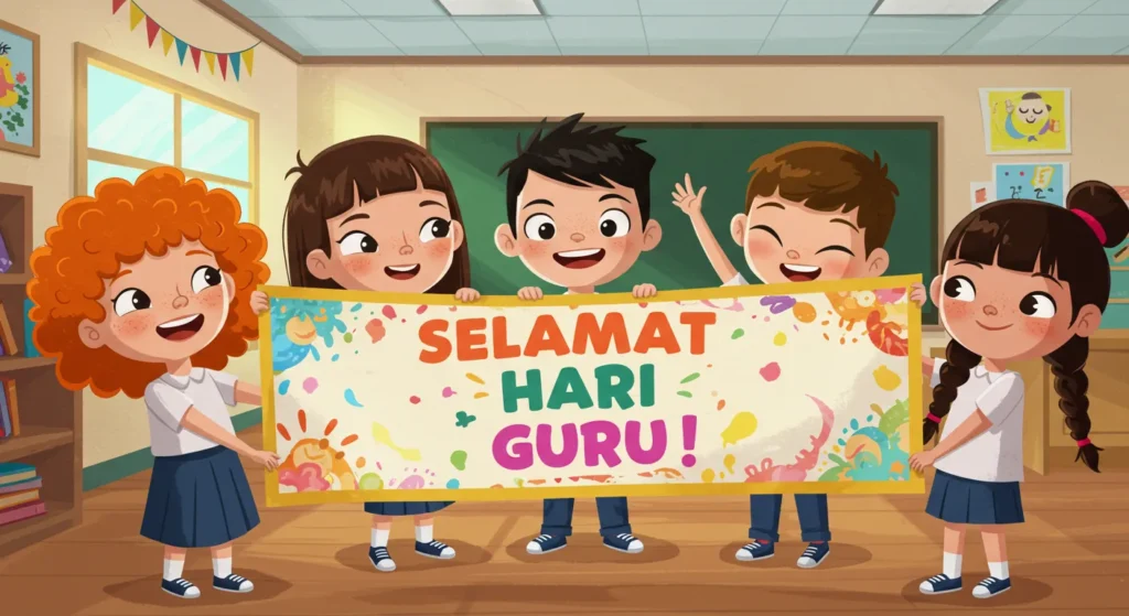 20 Idea Kad Ucapan Selamat Hari Guru Kartun 1 Selamat Hari Guru Kartun 16