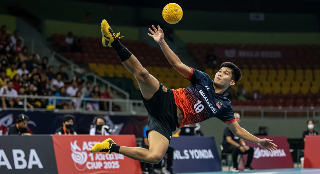 SepakTakraw Piala Asia 2025: Keputusan Terkini & Jadual Separuh Akhir 7 Sepak Takraw Piala Asia 2025 1