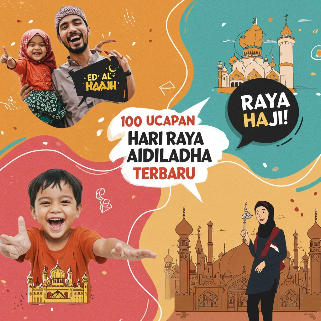 100 Ucapan Hari Raya Aidiladha Haji Terbaru 2025