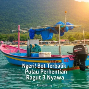 Bot Terbalik Pulau Perhentian Ragut 3 Nyawa