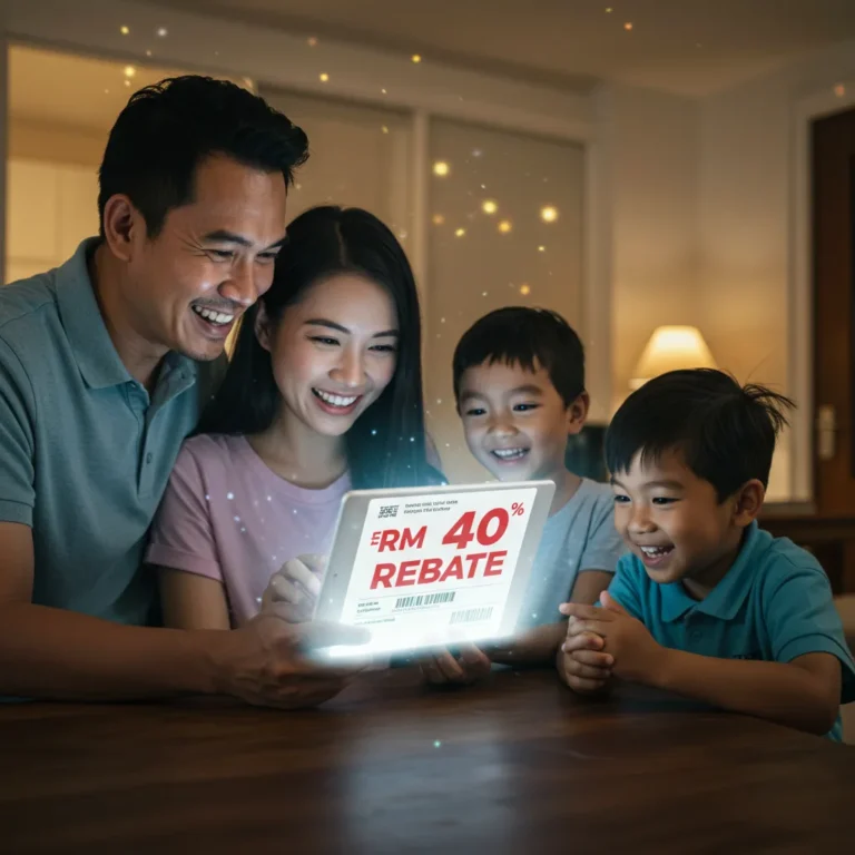 Cara Semak Rebat Bil Elektrik RM40 Online