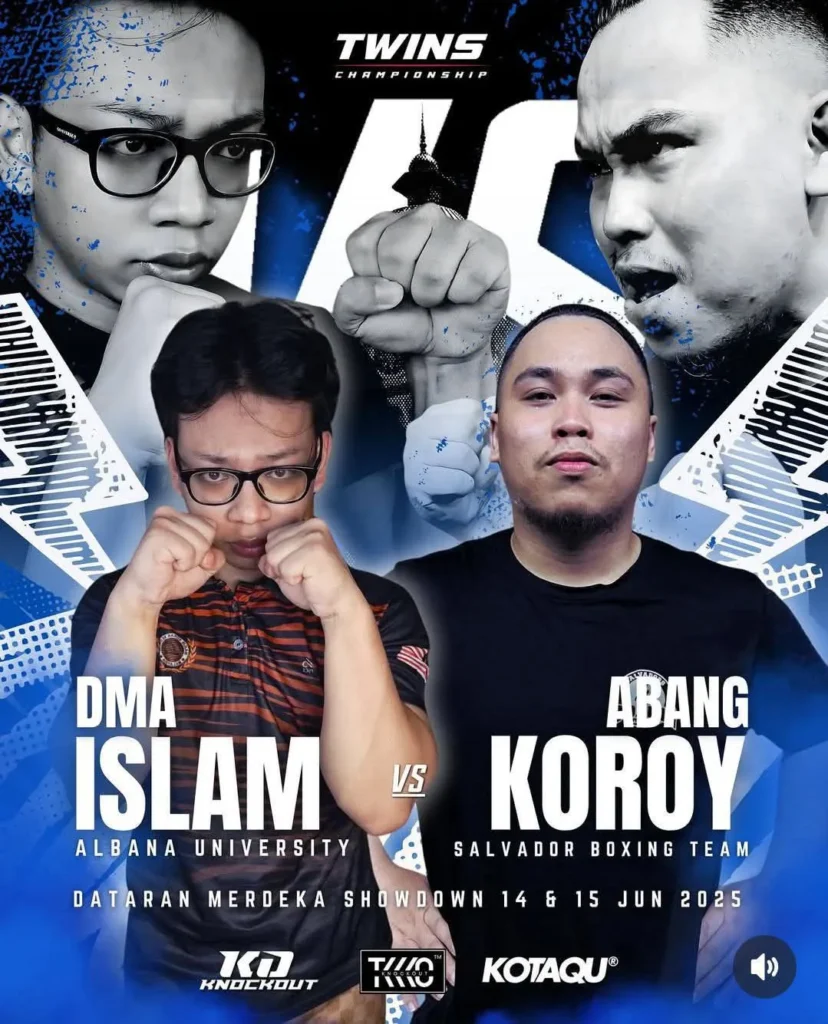 DMA Islam Kalah 'KO' di Tangan Abang Koroy Gegarkan Negara 2 DMA Islam vs Abang Koroy 1