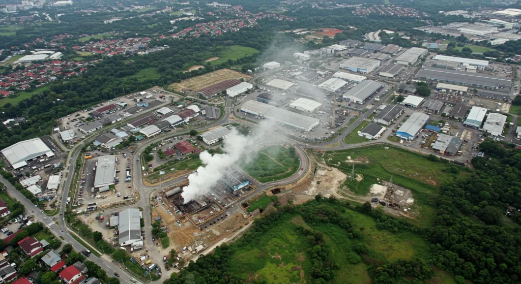 Letupan Gas Bawah Tanah Gemparkan Bukit Mertajam 6 Letupan Gas Bawah Tanah 4