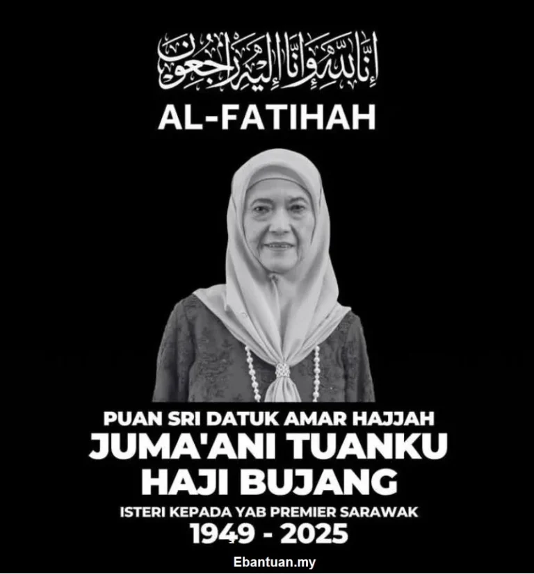 Sarawak Berduka: Pemergian Isteri Premier Abang Johari 6 Sarawak Berduka Pemergian Isteri Premier Abang Johari