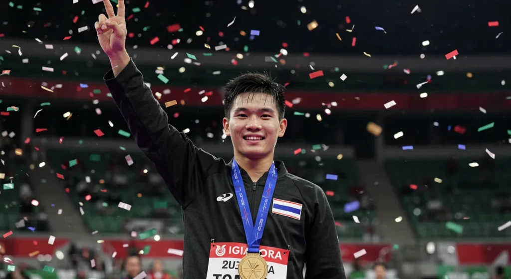KFF Terbuka Singapura 2025: Keputusan Terkini Juara Badminton Dunia 3 Terbuka Singapura 2025 11