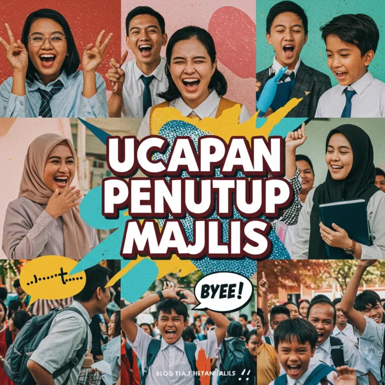 Ucapan Teks Penutup Majlis/Program 1 Ucapan Teks Penutup Majlis Program