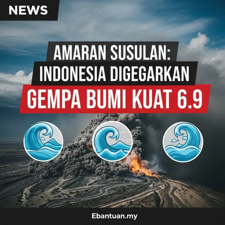 Amaran Susulan Indonesia Digegarkan Gempa Bumi Kuat 6.9