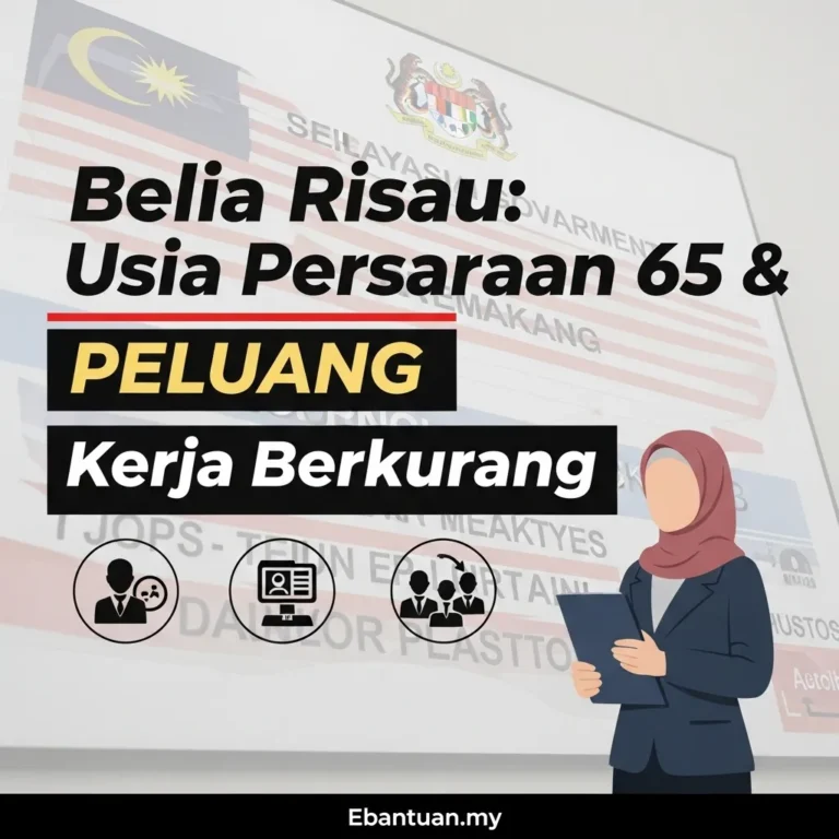 Belia Risau: Usia Persaraan 65 & Peluang Kerja Berkurang 5 Belia Risau Usia Persaraan 65 & Peluang Kerja Berkurang