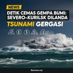 Gempa Bumi M8.8 Severo-Kurilsk Dilanda Tsunami Gergasi