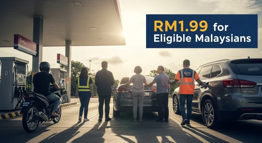 Harga Petrol RON95 Turun 4