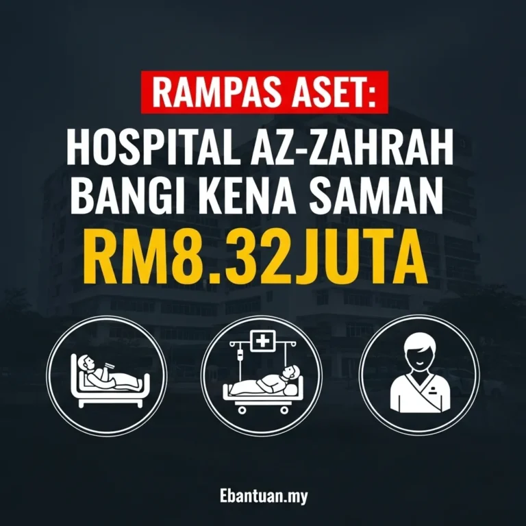 Hospital Az-Zahrah Bangi Kena Saman RM8.32Juta