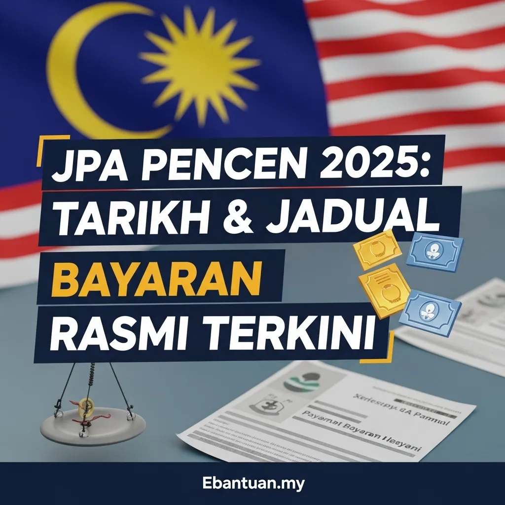 JPA Pencen 2025 Tarikh & Jadual Bayaran Rasmi Terkini