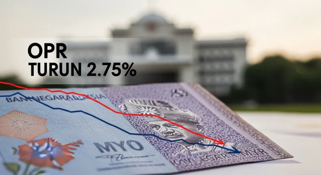 OPR Terkini 2025: BNM Turunkan Faedah OPR Ke 2.75% 2 OPR Turun 7