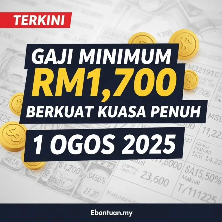 Gaji Minimum RM1,700 Berkuat Kuasa Penuh 1 Ogos 2025 5 Perintah Gaji Minimum RM1,700