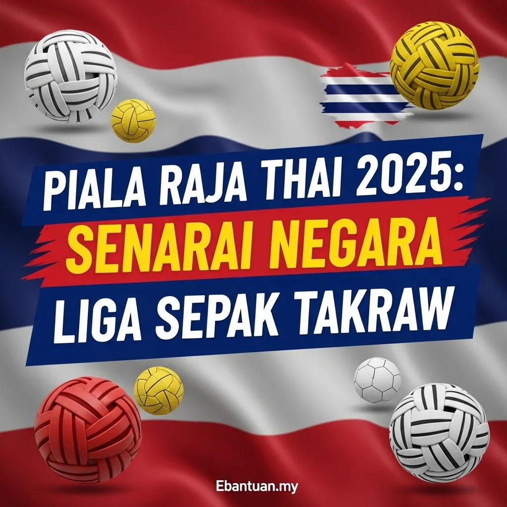 Piala Raja Thai 2025 Senarai Negara Liga Sepak Takraw