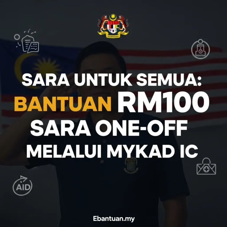 SARA Untuk Semua: Bantuan RM100 SARA One-Off Melalui Mykad IC 10 SARA Untuk Semua Bantuan RM100 SARA One-Off Melalui Mykad IC