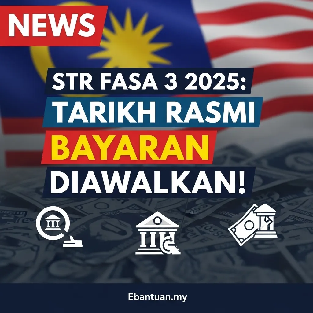 STR Fasa 3 2025: Tarikh Rasmi Bayaran Diawalkan 1 STR Fasa 3 2025 Tarikh Rasmi Bayaran Diawalkan
