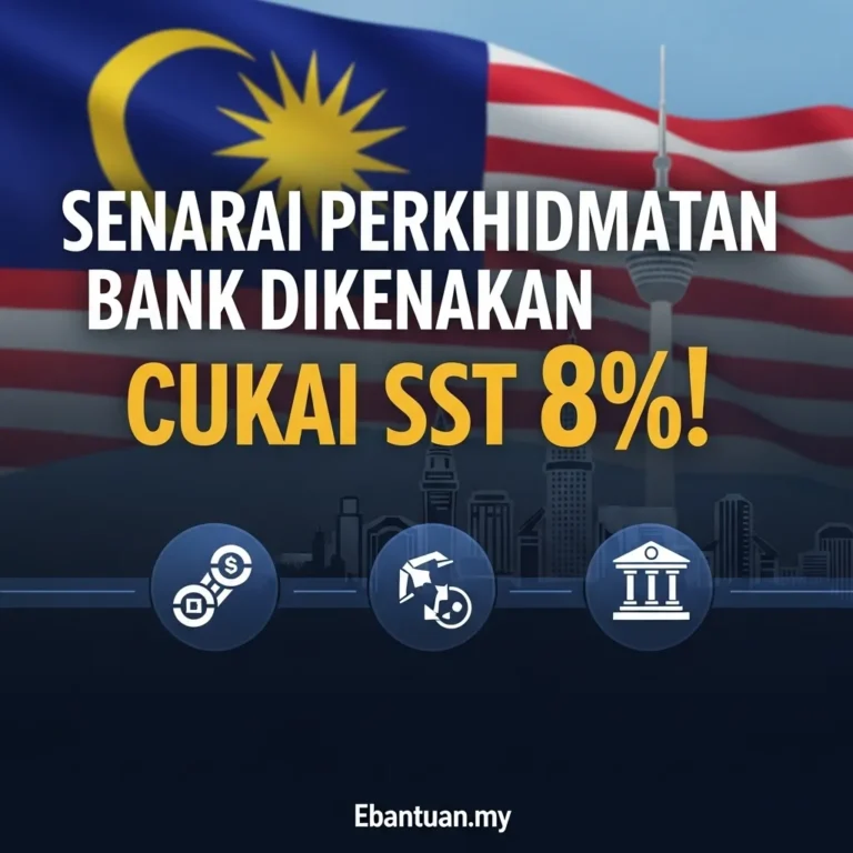 Senarai Perkhidmatan Bank Dikenakan Cukai SST 8%