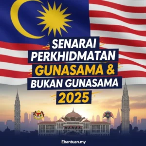 Senarai Perkhidmatan Gunasama & Bukan Gunasama 2025