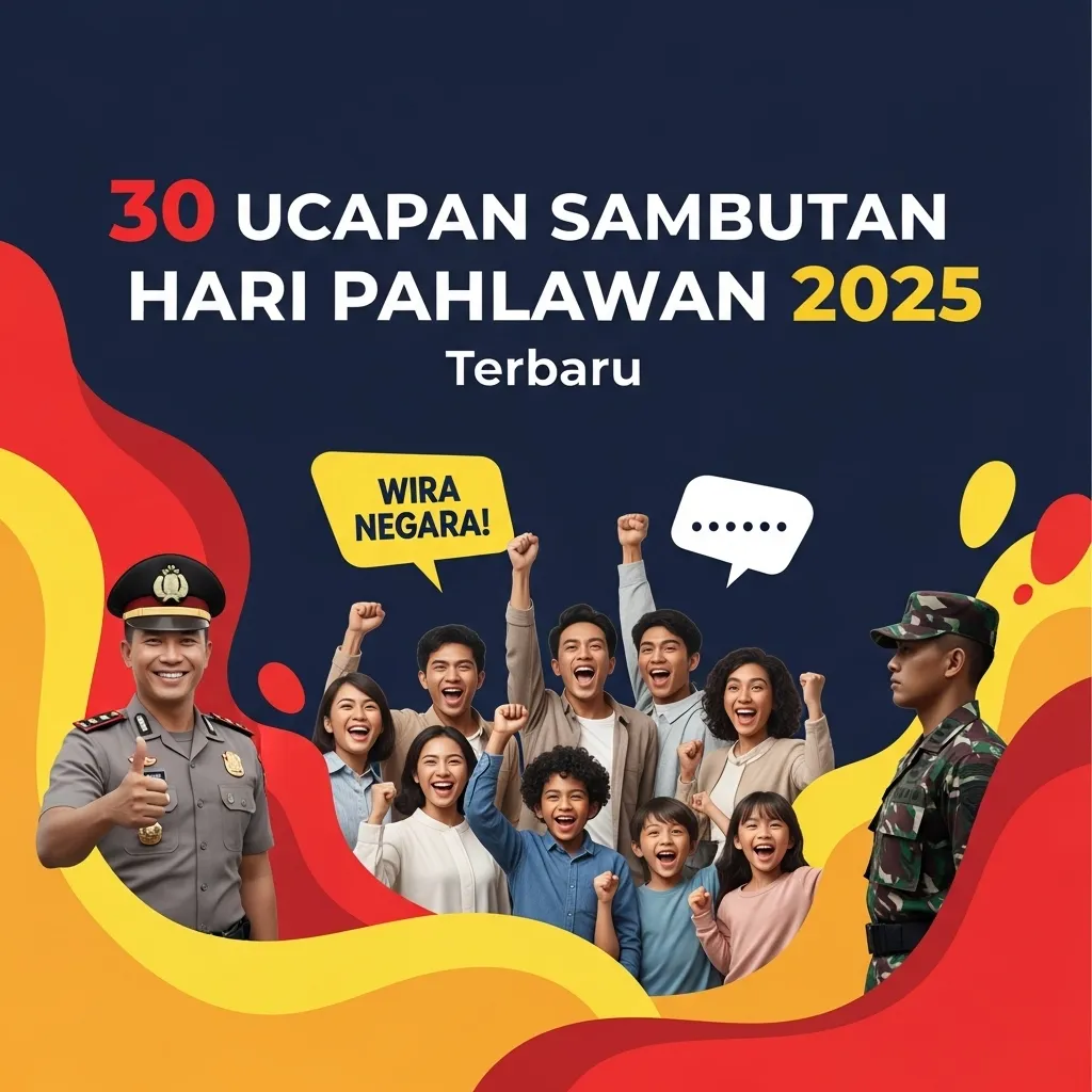 30 Ucapan Sambutan Hari Pahlawan 2025 Terbaru