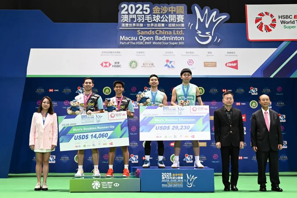 Badminton Terbuka Macau 2025: Juara & Keputusan Terkini 4 Badminton Terbuka Macau 2025 1