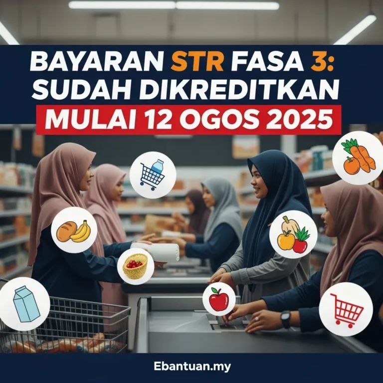Bayaran STR Fasa 3: Sudah Dikreditkan Mulai 12 Ogos 2025 8 Bayaran STR Fasa 3 Sudah Dikreditkan Mulai 12 Ogos 2025