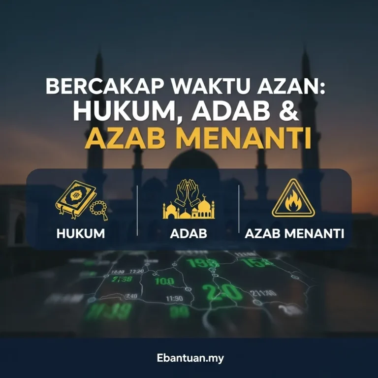Bercakap Waktu Azan: Hukum, Adab & Azab Menanti 4 Bercakap Waktu Azan Hukum, Adab & Azab Menanti