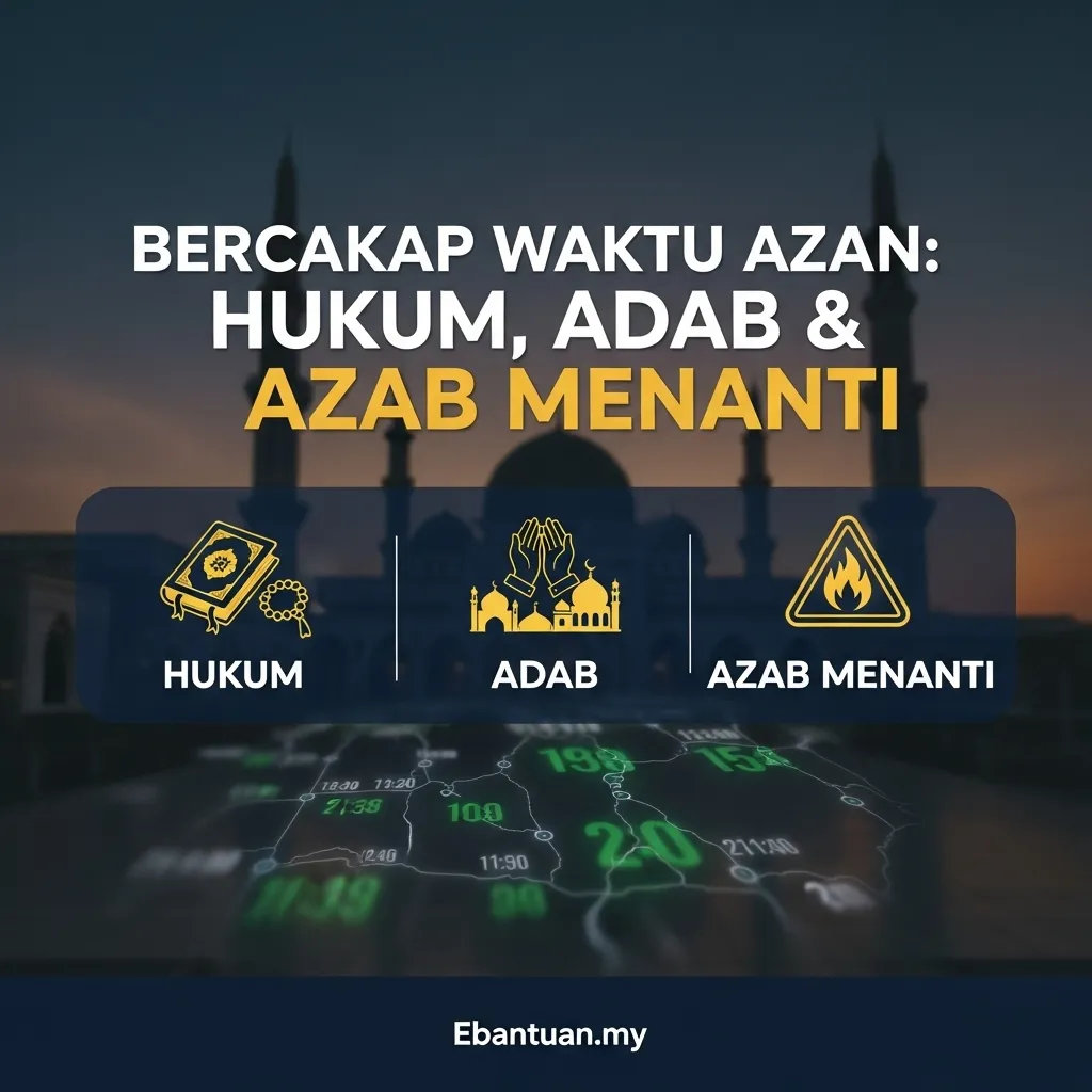 Bercakap Waktu Azan Hukum, Adab & Azab Menanti